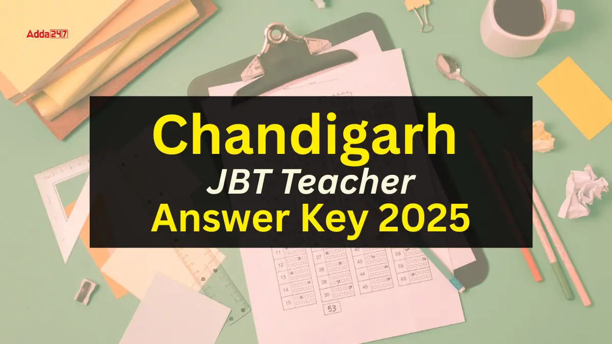 Chandigarh JBT Answer Key 2025