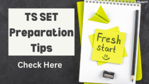 TS SET Preparation Tips, Subject wise Strategy