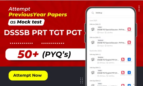 DSSSB Previous Year Question Paper For TGT, PRT, PGT Download PDF_3.1