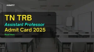 TN TRB Assistant Professor Hall Ticket 2025