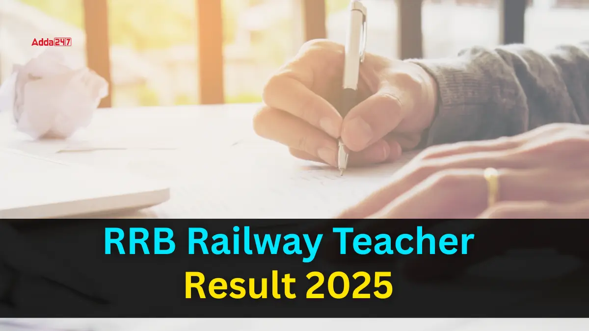 RRB Railway Teacher Result 2025