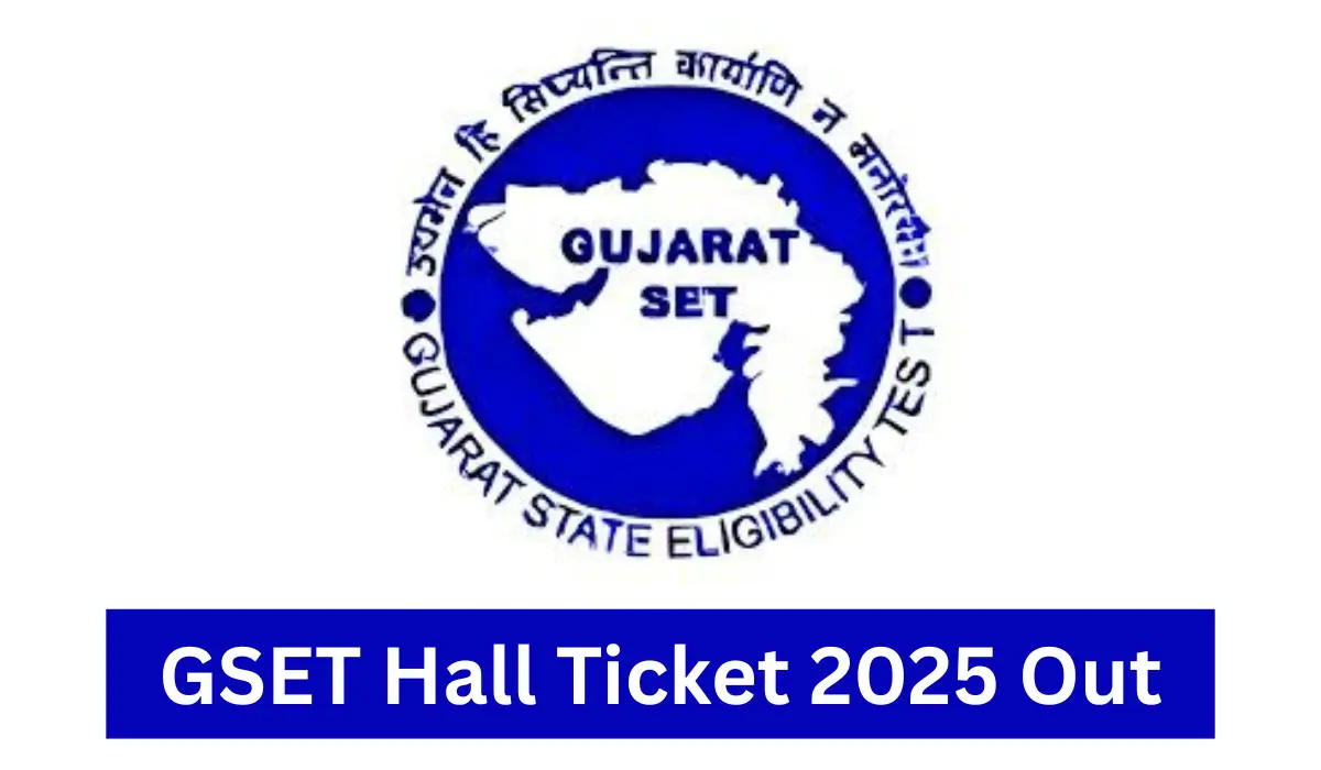 GSET Hall Ticket 2025 Out