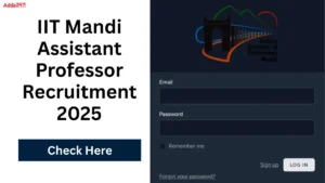 IIT Mandi Assistant Professor Recruitment 2025 Out, Check Eligibility and Apply Online Link