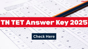 TN TET Answer Key 2025 Out, Download Response Sheet PDF