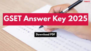 GSET Answer Key 2025 Out, Download Gujarat SET PDF