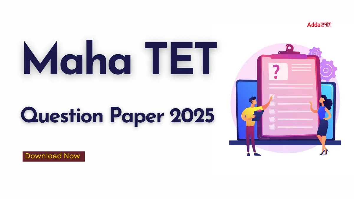 Maha TET Question Paper 2025