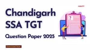 Chandigarh SSA TGT Question Paper 2025