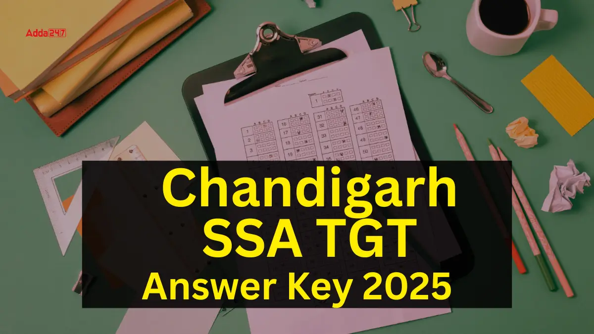 Chandigarh SSA TGT Answer Key 2025