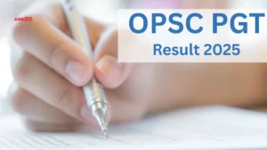 OPSC PGT Result 2025
