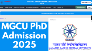 MGCU PhD Admission 2025-26, Apply Link, Exam Date, Eligibility