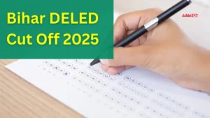 Bihar DELED Cut Off 2025