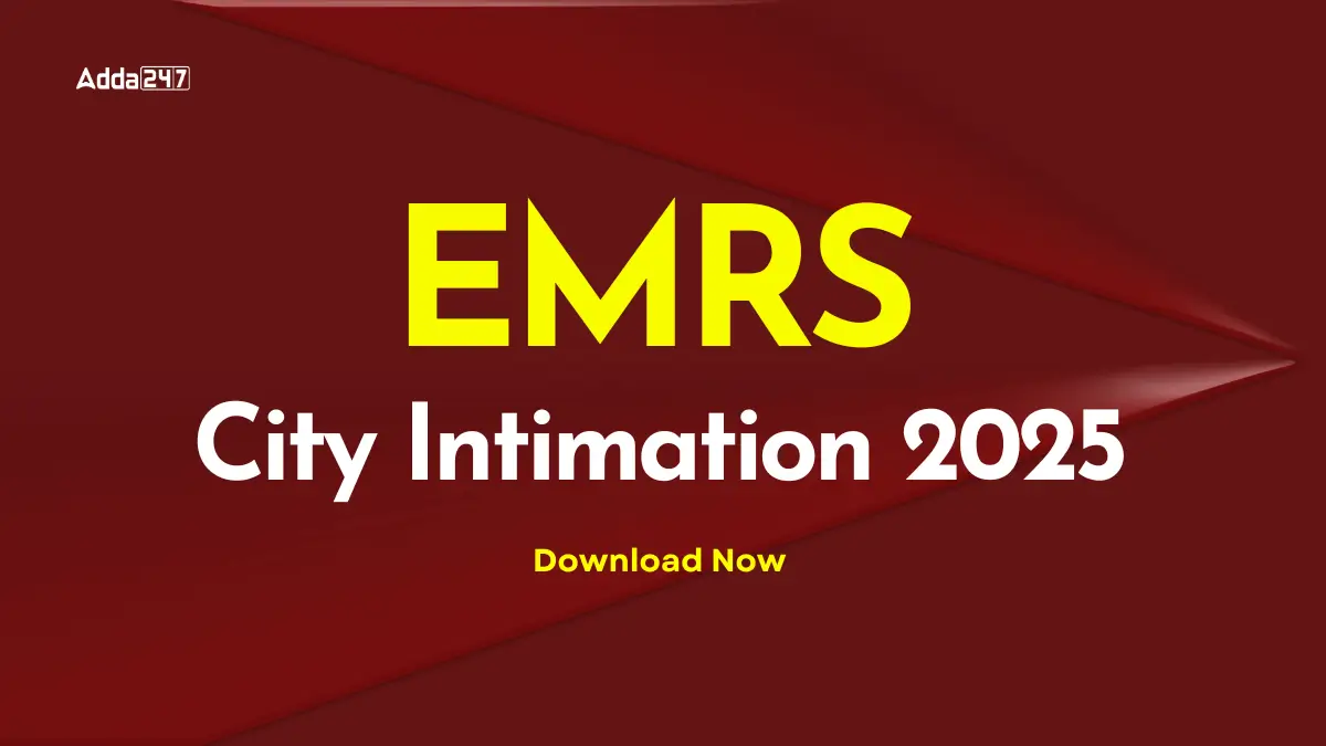 EMRS City Intimation 2025