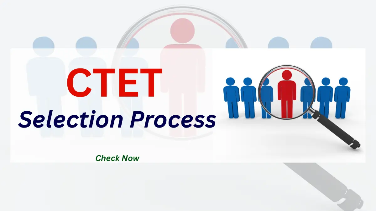 CTET Selection Process 2026