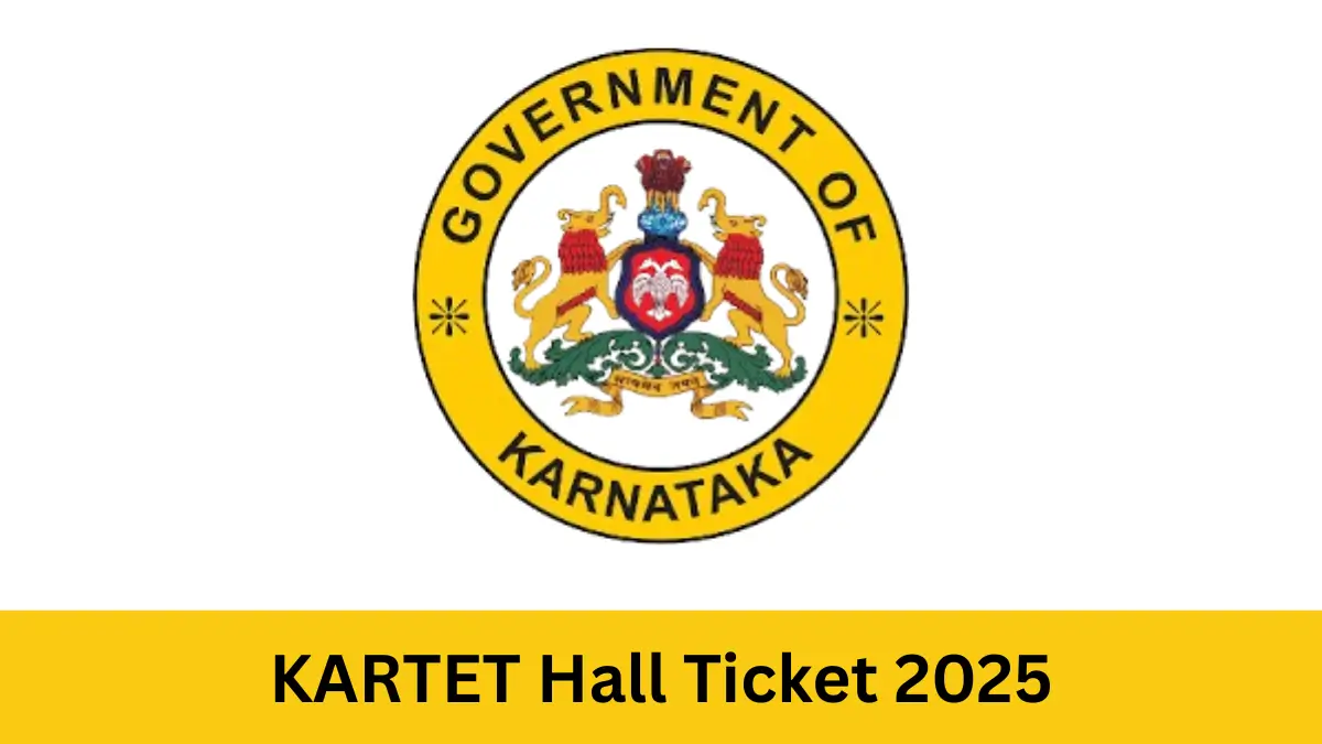 KARTET Hall Ticket 2025