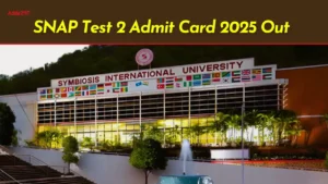 SNAP Test 2 Admit Card 2025 Out