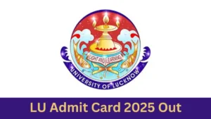 LU Admit Card 2025 Out