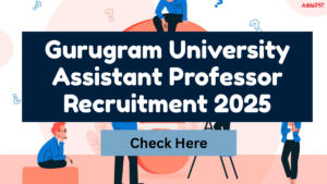 Gurugram University Assistant Professor Recruitment 2025 Out for 38 Posts, Apply Online
