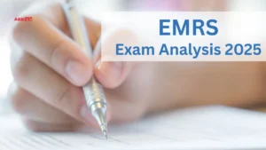 EMRS Exam Analysis 2025 for 13 Dec, Post Wise Student Review
