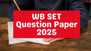 WB SET Question Paper 2025, Download link here