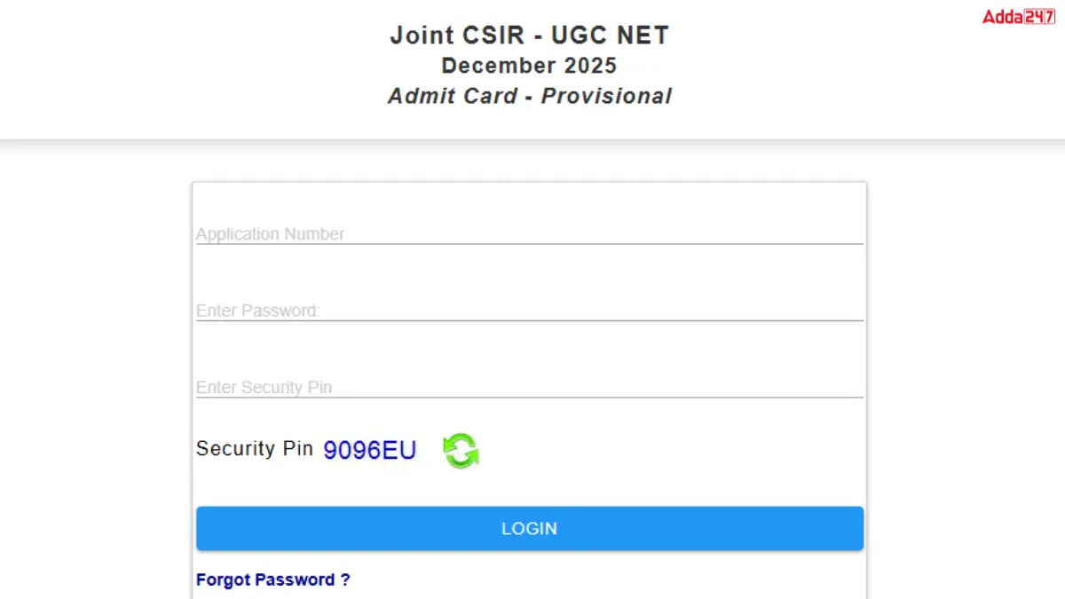 CSIR NET Admit Card