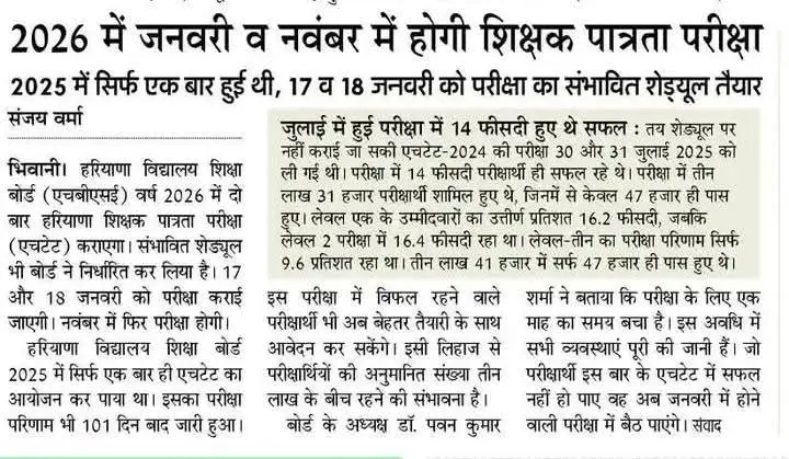 HTET Exam Date 2026 Out, Check Shifts and Scheduled Here_3.1