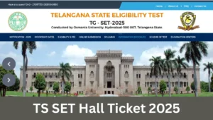 TS SET Hall Ticket 2025