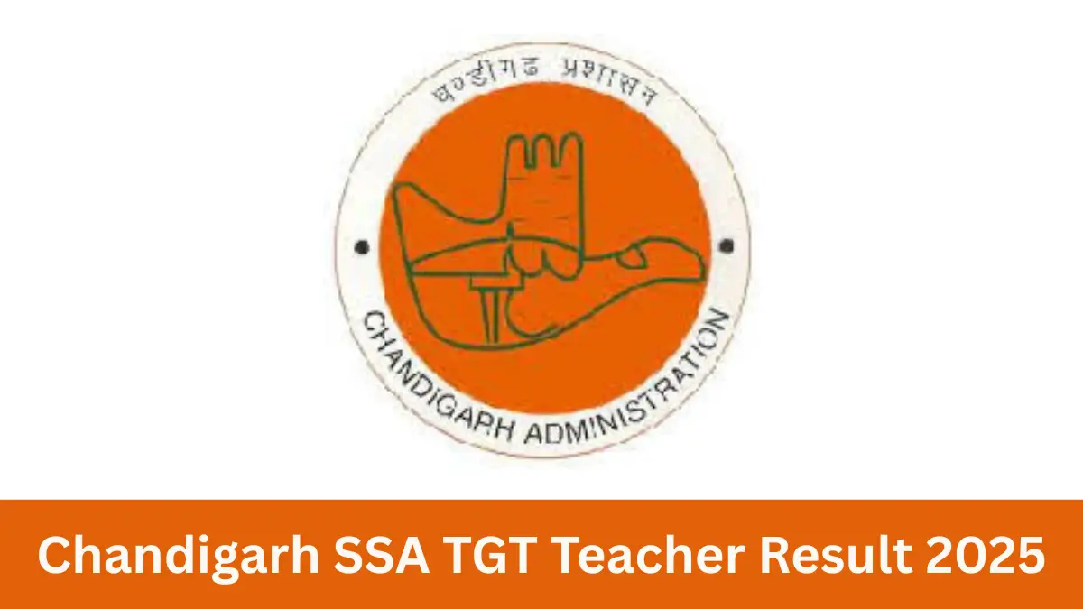 Chandigarh SSA TGT Teacher Result 2025
