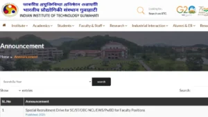IIT Guwahati Assistant Professor Notification 2025-26 Out, Salary, Selection process