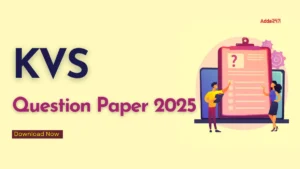 KVS Question Paper 2025