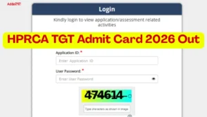HPRCA TGT Admit Card 2026 Out