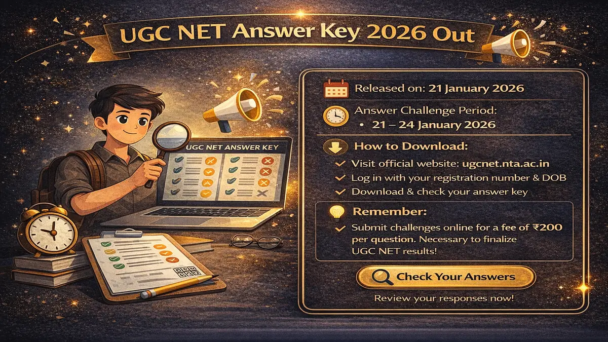 UGC NET Answer Key 2026