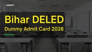 Bihar DELED Dummy Admit Card 2026
