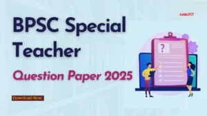 BPSC Special Teacher Question Paper 2026, Download Link Here