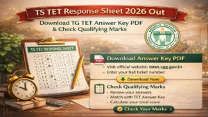 TS TET Response Sheet 2026