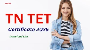 TNTET Certificate 2026 Out (Today) @trb.tn.gov.in, Get Direct Download Link Here