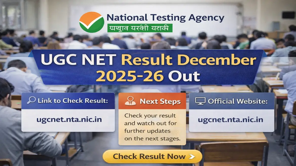 UGC NET Result 2025-26