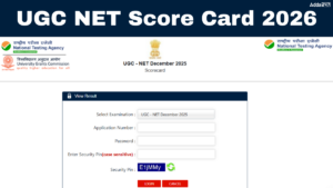 UGC NET Score Card 2026 Out Check Subject Wise Marks and Merit List