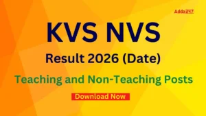 KVS NVS Result 2026 (Date) For Teaching and Non-Teaching Posts