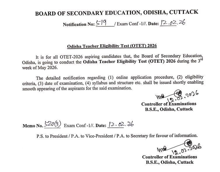 OTET Exam Date 2026 Relased Date, Check Schedule_3.1