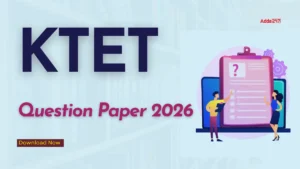 KTET Question Paper 2026, Direct Link to Download PDF