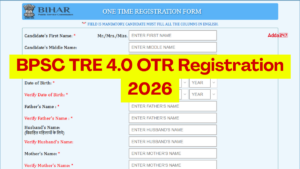 BPSC TRE 4.0 OTR Registration 2026