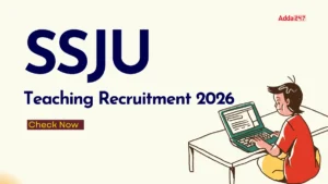 SSJU Teaching Recruitment 2026