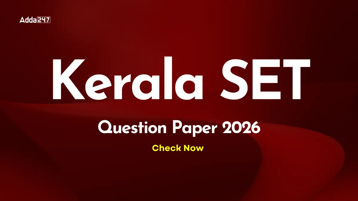 Kerala SET Question Paper 2026