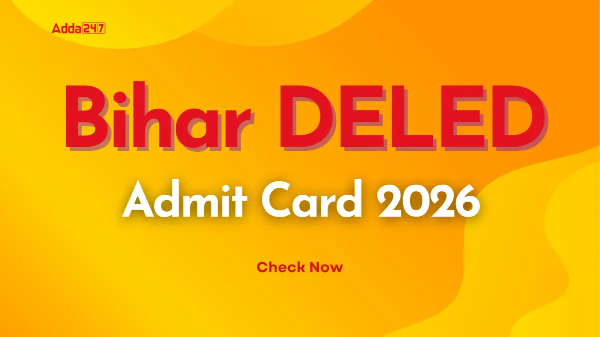 Bihar DELED Admit Card 2026