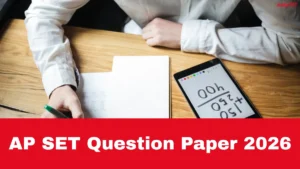 AP SET Question Paper 2026, Download Subject wise PDF