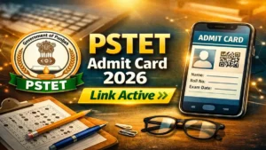 PSTET Admit Card 2026