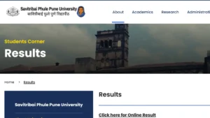 SPPU Result 2026 (Out) @unipune.ac.in, Download B.Sc, B.Pharmacy, MBA and Other Courses PDF