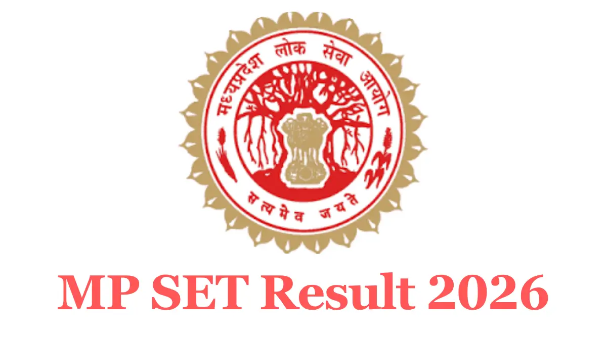 MP SET Result 2026