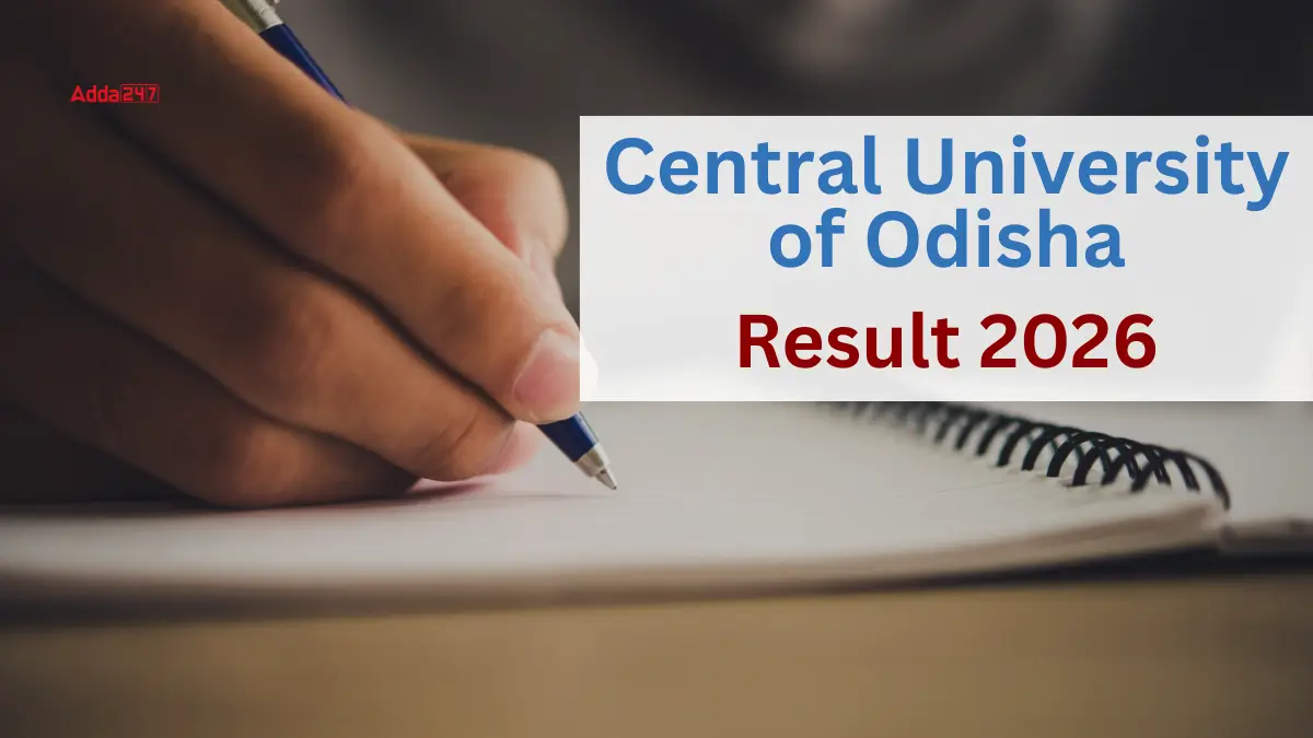 Central University of Odisha Result 2026 Out