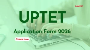 UPTET Application Form 2026